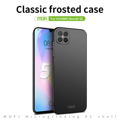 For Huawei nova 8 SE MOFI Frosted PC Ultra-thin Hard Case (Gold) - Huawei Cases by MOFI | Online Shopping South Africa | PMC Jewellery