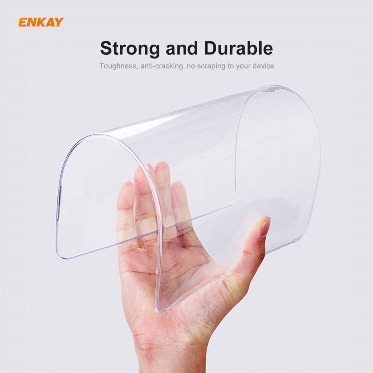 ENKAY 3 in 1 Crystal Laptop Protective Case + US Version TPU Keyboard Film + Anti-dust Plugs Set for MacBook Pro 13.3 inch A1706 / A1989 / A2159 (with Touch Bar)(Grey) - MacBook Pro Cases by ENKAY | Online Shopping South Africa | PMC Jewellery | Buy Now Pay Later Mobicred