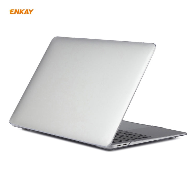 For MacBook Air 13.3 inch A2179 & A2337 2020 ENKAY 3 in 1 Crystal Laptop Protective Case + EU Version TPU Keyboard Film + Anti-dust Plugs Set(Transparent) - MacBook Air Cases by ENKAY | Online Shopping South Africa | PMC Jewellery | Buy Now Pay Later Mobicred