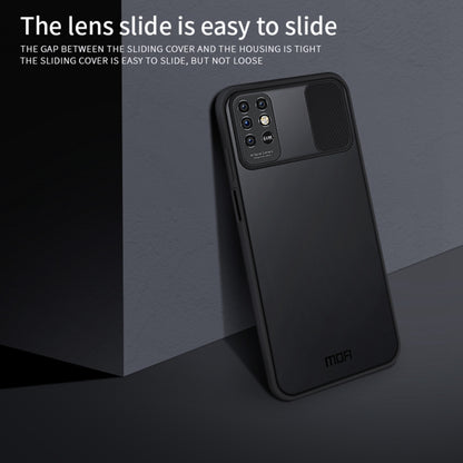 For INFINIX Note8 MOFI Xing Dun Series PC + TPU Anti-peep Waterproof And Anti-drop All-inclusive Protective Shell, Translucent Frosted(Black) - Infinix Cases by MOFI | Online Shopping South Africa | PMC Jewellery