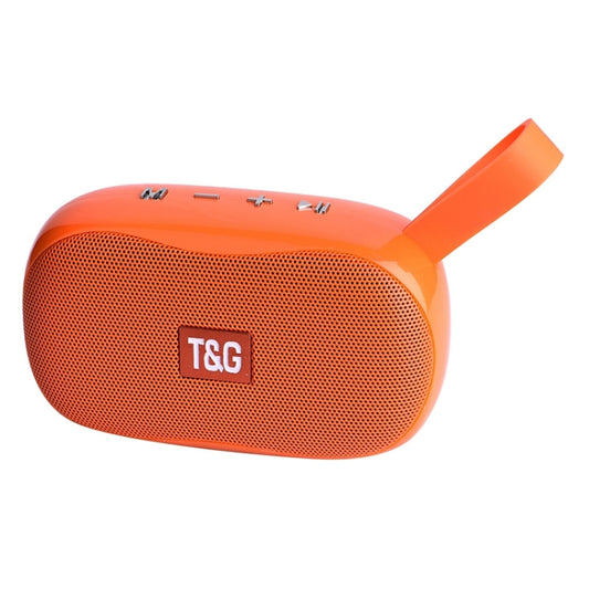 T&G TG173 TWS Subwoofer Bluetooth Speaker With Braided Cord, Support USB / AUX / TF Card / FM(Orange) - Desktop Speaker by T&G | Online Shopping South Africa | PMC Jewellery | Buy Now Pay Later Mobicred