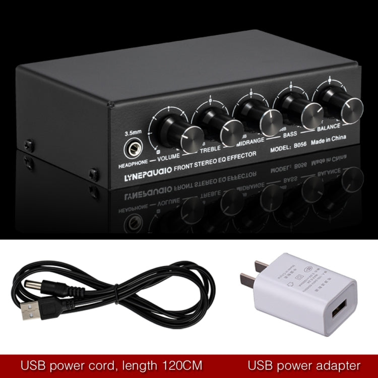 3-Channel Mixer Front Stereo Amplifier High / Mid / Bass Adjuster, USB 5V Power Supply, US Plug -  by PMC Jewellery | Online Shopping South Africa | PMC Jewellery | Buy Now Pay Later Mobicred