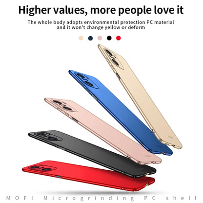 For Xiaomi Redmi K40 / K40 Pro MOFI Frosted PC Ultra-thin Hard Case(Gold) - Xiaomi Cases by MOFI | Online Shopping South Africa | PMC Jewellery