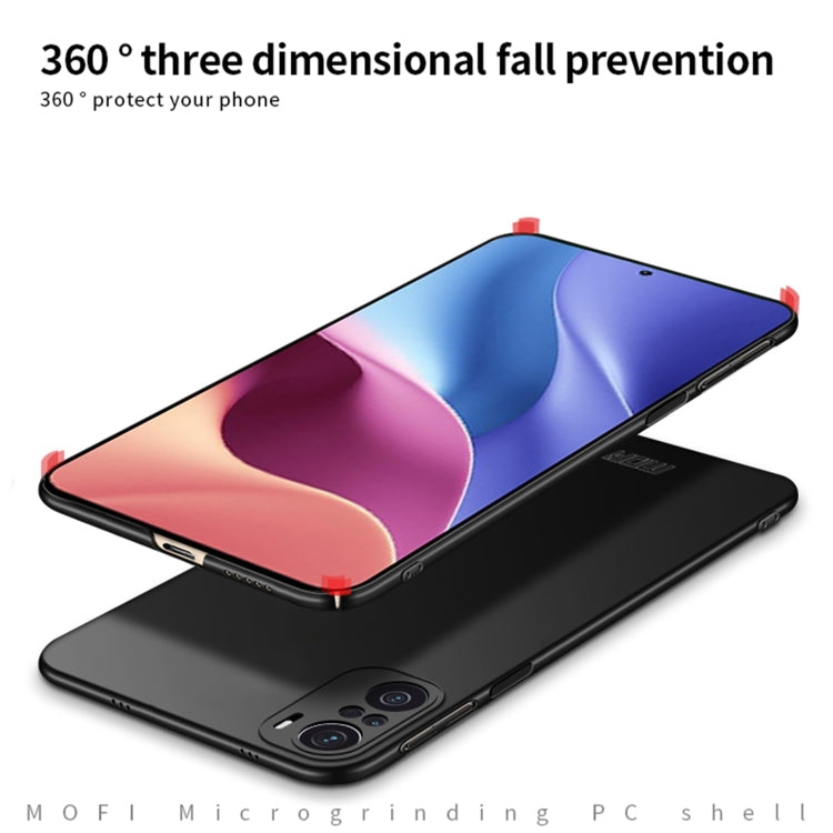 For Xiaomi Redmi K40 / K40 Pro MOFI Frosted PC Ultra-thin Hard Case(Red) - Xiaomi Cases by MOFI | Online Shopping South Africa | PMC TechLife