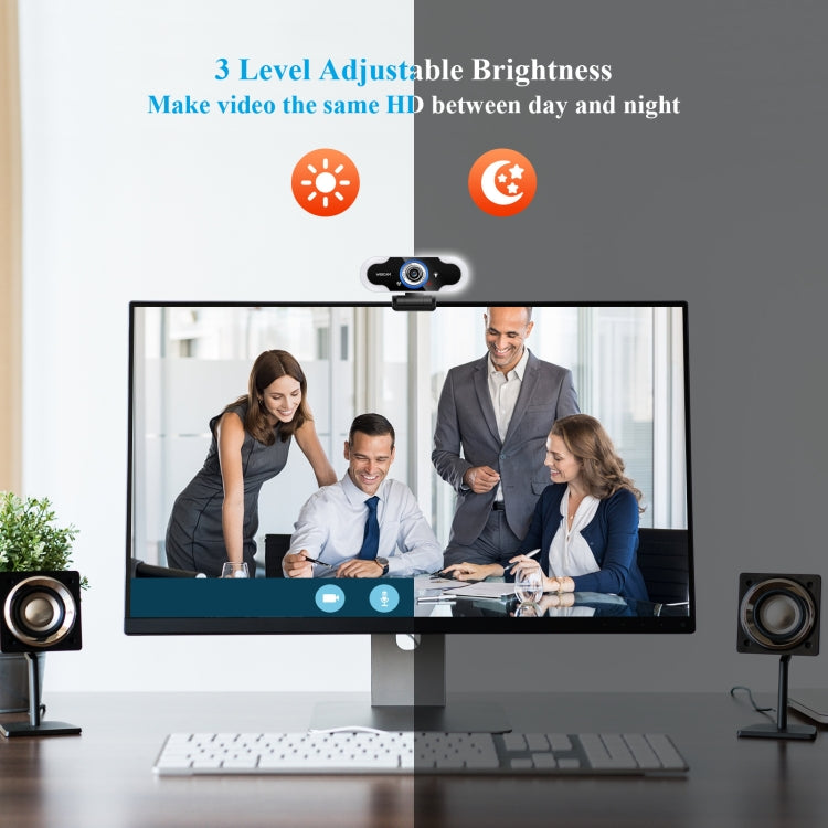 C13 1080P High-Definition Touch 3-level Brightness Web Camera Fill Light Camera Live Webcast Webcam with Tripod - HD Camera by PMC Jewellery | Online Shopping South Africa | PMC Jewellery | Buy Now Pay Later Mobicred