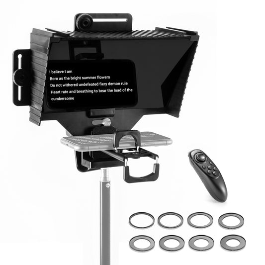 TC3 Wide-angle Large Screen Mobile Portable Teleprompter with Remote Control - Stand by PMC Jewellery | Online Shopping South Africa | PMC Jewellery