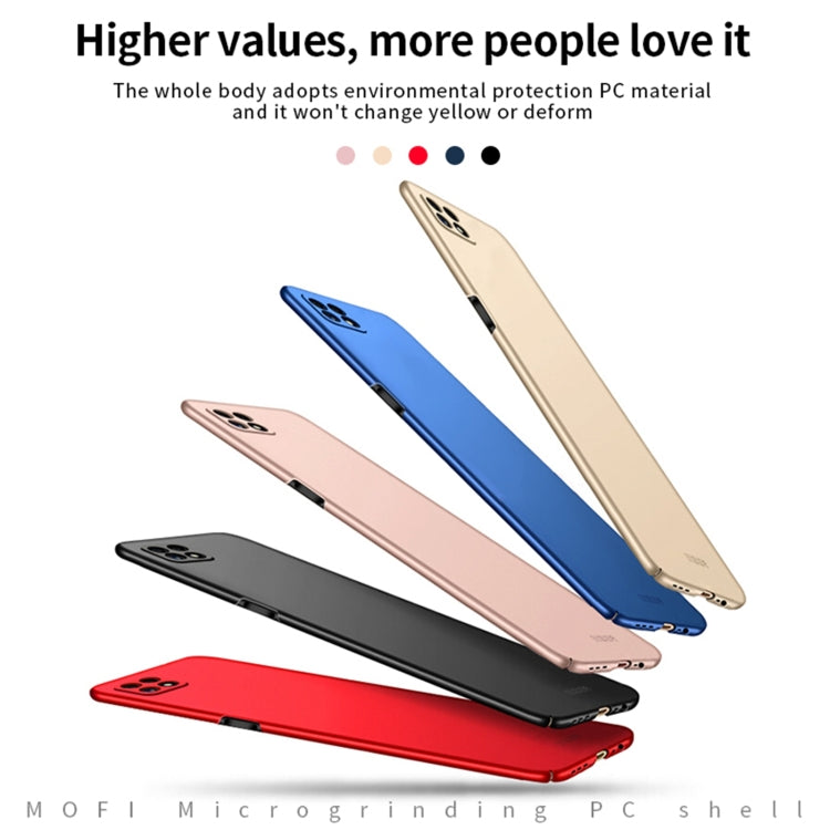 For OPPO A72 MOFI Frosted PC Ultra-thin Hard Case(Blue) - free shipping - PMC TechLife - Order now!