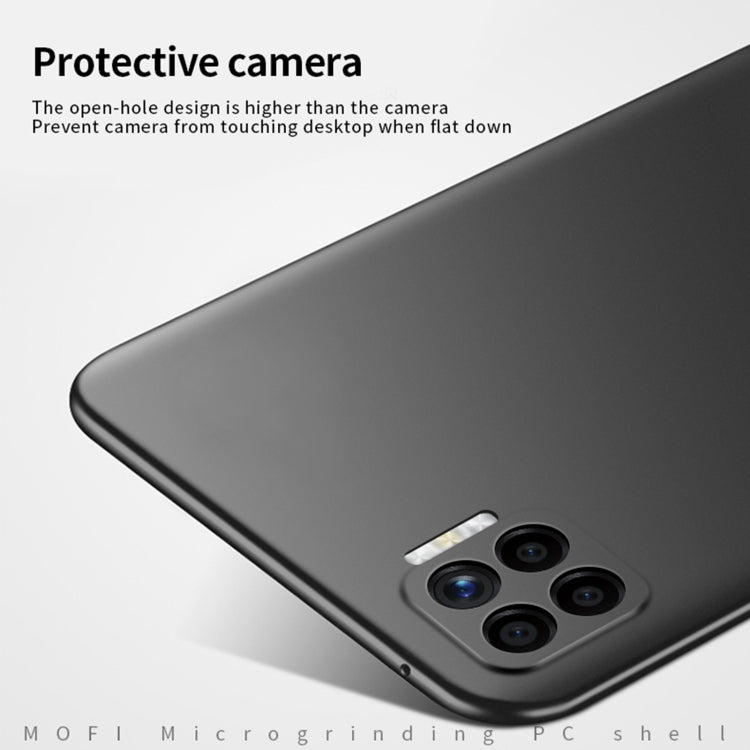 For OPPO F17 Pro / A93 MOFI Frosted PC Ultra-thin Hard Case(Gold) - OPPO Cases by MOFI | Online Shopping South Africa | PMC Jewellery