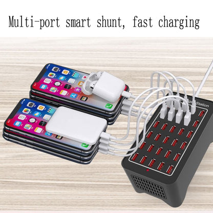 XLD-A7 150W 30 USB Ports Fast Charger Station Smart Charger, AC 110-240V, Plug Size:US Plug - Multifunction Charger by PMC Jewellery | Online Shopping South Africa | PMC Jewellery | Buy Now Pay Later Mobicred