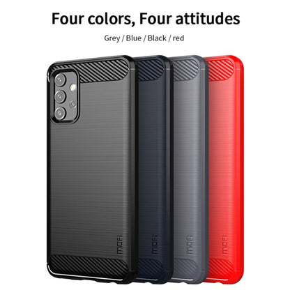 For Samsung Galaxy A32 5G MOFI Gentleness Series Brushed Texture Carbon Fiber Soft TPU Case(Grey) - Galaxy Phone Cases by MOFI | Online Shopping South Africa | PMC Jewellery