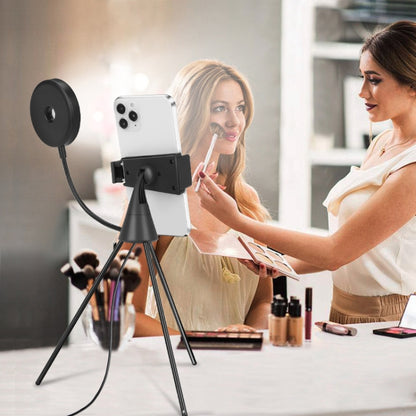 NS-08 Makeup Live Selfie Fill Ring Light Photography LED Dimmable Ring Lamp with Phone Tripod Stand Holder - Ring Light by PMC Jewellery | Online Shopping South Africa | PMC Jewellery | Buy Now Pay Later Mobicred