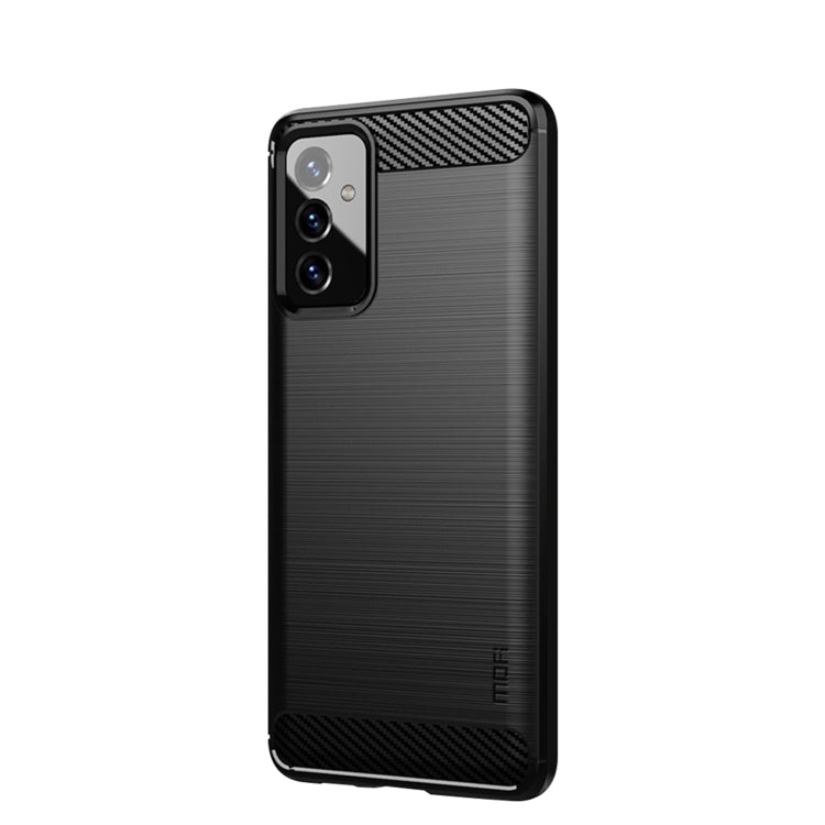 For Samsung Galaxy A82 / Quantum2 MOFI Gentleness Series Brushed Texture Carbon Fiber Soft TPU Case(Black) - Galaxy Phone Cases by MOFI | Online Shopping South Africa | PMC Jewellery