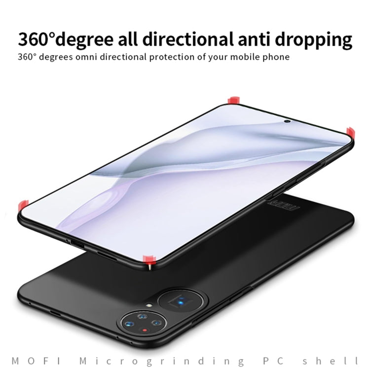 For Huawei P50 Pro MOFI Frosted PC Ultra-thin Hard Case(Black) - Huawei Cases by MOFI | Online Shopping South Africa | PMC TechLife | Buy Now Pay Later Mobicred