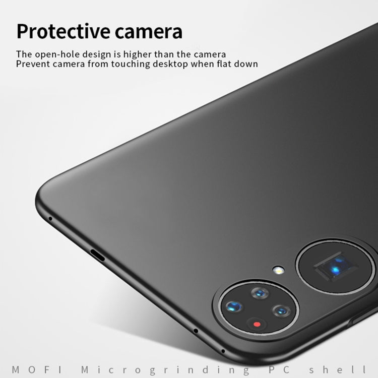 For Huawei P50 Pro MOFI Frosted PC Ultra-thin Hard Case(Blue) - Huawei Cases by MOFI | Online Shopping South Africa | PMC Jewellery