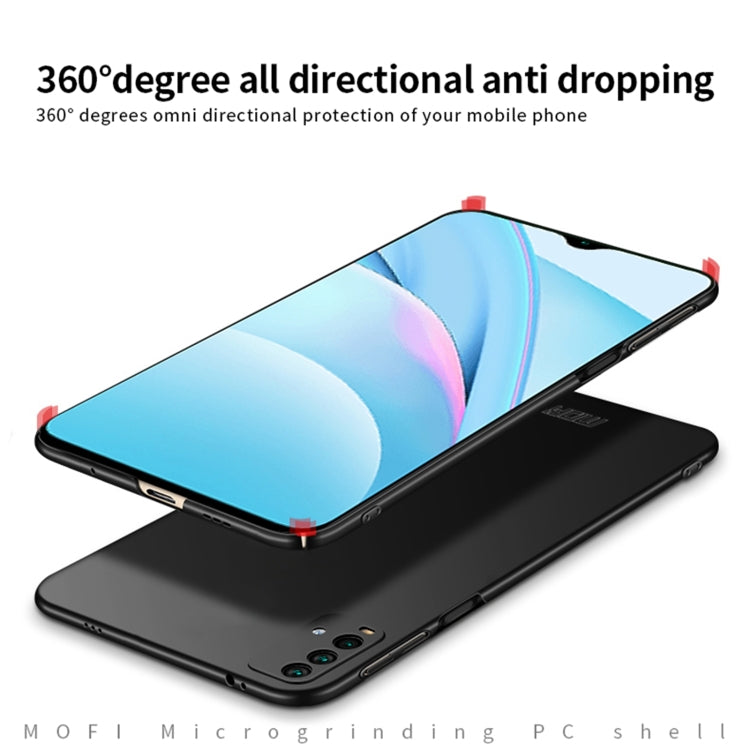 For Xiaomi Redmi 9T / Note9 4G / 9 Power MOFI Frosted PC Ultra-thin Hard Case(Black) - Xiaomi Cases by MOFI | Online Shopping South Africa | PMC TechLife