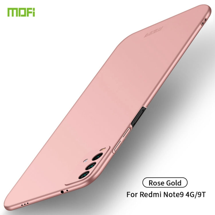 For Xiaomi Redmi 9T / Note 9 4G / 9 Power MOFI Frosted PC Ultra-thin Hard Case(Rose gold) - Xiaomi Cases by MOFI | Online Shopping South Africa | PMC Jewellery