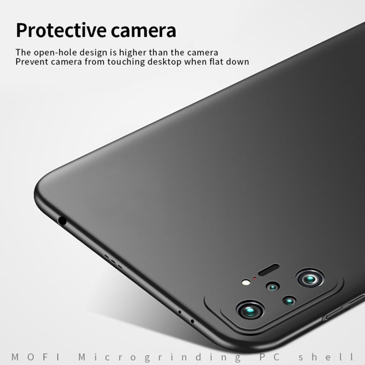 For Xiaomi Redmi Note10 Pro MOFI Frosted PC Ultra-thin Hard Case(Black) - Xiaomi Cases by MOFI | Online Shopping South Africa | PMC Jewellery