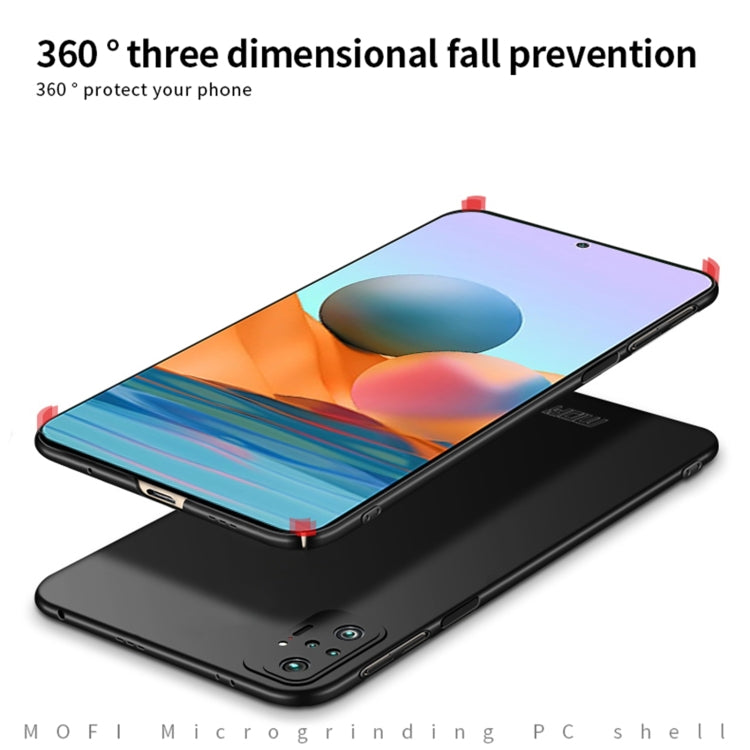 For Xiaomi Redmi Note10 Pro MOFI Frosted PC Ultra-thin Hard Case(Blue) - Xiaomi Cases by MOFI | Online Shopping South Africa | PMC TechLife