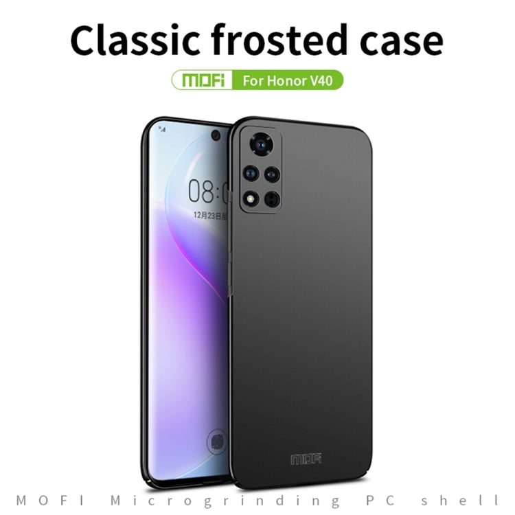 For Honor V40 MOFI Frosted PC Ultra-thin Hard Case(Red) - Honor Cases by MOFI | Online Shopping South Africa | PMC TechLife | Buy Now Pay Later Mobicred
