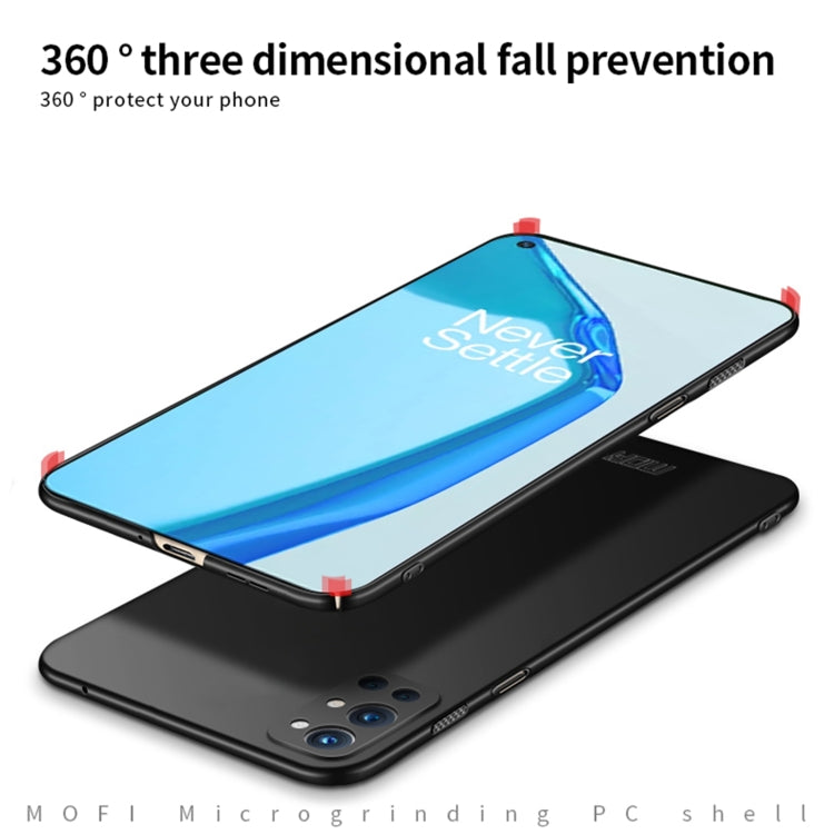 For OnePlus 9R MOFI Frosted PC Ultra-thin Hard Case(Red) - OnePlus Cases by MOFI | Online Shopping South Africa | PMC TechLife | Buy Now Pay Later Mobicred