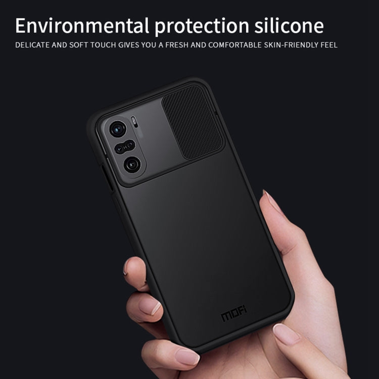 For Xiaomi PocoF3 / Mi 11i / Redmi K40 / K40 Pro / K40 Pro+ MOFI Xing Dun Series Translucent Frosted PC + TPU Privacy Anti-glare Shockproof All-inclusive Protective Case(Green) - Xiaomi Cases by MOFI | Online Shopping South Africa | PMC Jewellery