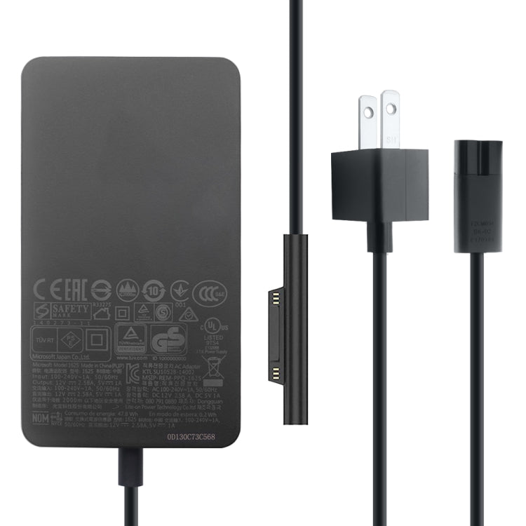 36W 12V 2.58A / 5V 1A AC Adapter Charger for Microsoft Surface Pro 3 / 4, US Plug - For Microsoft by PMC TechLife | Online Shopping South Africa | PMC TechLife | Buy Now Pay Later Mobicred