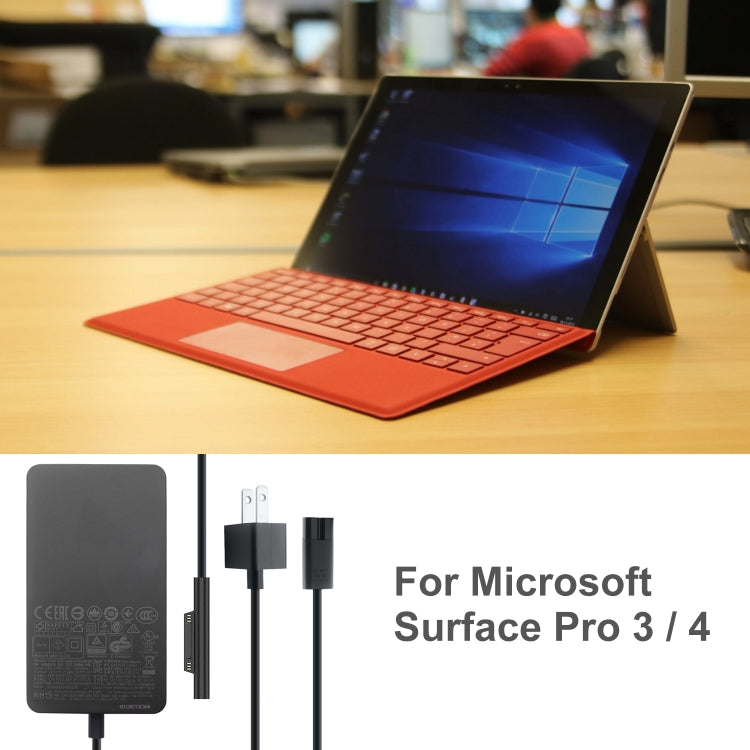 36W 12V 2.58A / 5V 1A AC Adapter Charger for Microsoft Surface Pro 3 / 4, US Plug - For Microsoft by PMC Jewellery | Online Shopping South Africa | PMC Jewellery | Buy Now Pay Later Mobicred