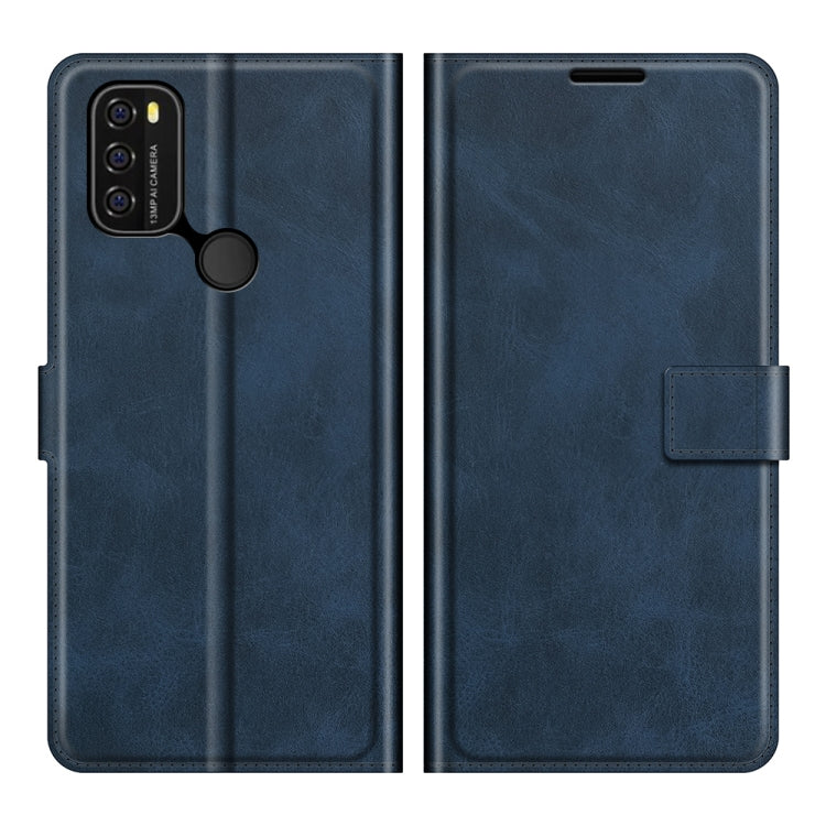For Blackview A70 Retro Calf Pattern Buckle Horizontal Flip Leather Case with Holder & Card Slots & Wallet(Blue) - More Brand by PMC Jewellery | Online Shopping South Africa | PMC Jewellery | Buy Now Pay Later Mobicred
