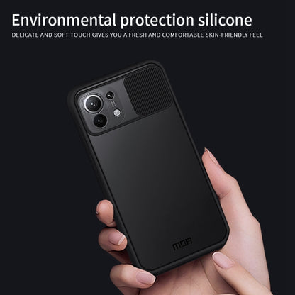 For Xiaomi Mi 11 MOFI Xing Dun Series Translucent Frosted PC + TPU Privacy Anti-glare Shockproof All-inclusive Protective Case(Green) - Xiaomi Cases by MOFI | Online Shopping South Africa | PMC Jewellery