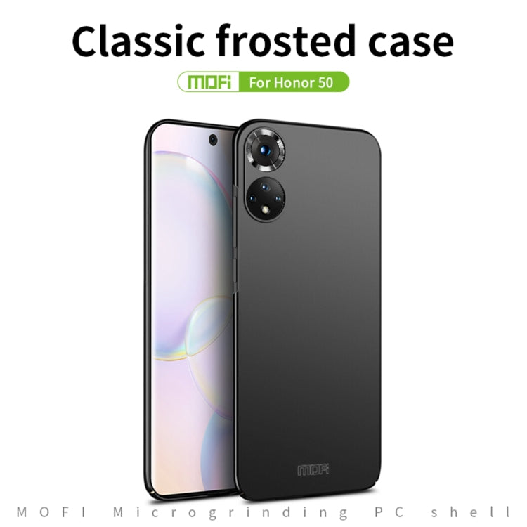 For Honor 50 MOFI Frosted PC Ultra-thin Hard Case(Rose Gold) - Honor Cases by MOFI | Online Shopping South Africa | PMC TechLife | Buy Now Pay Later Mobicred