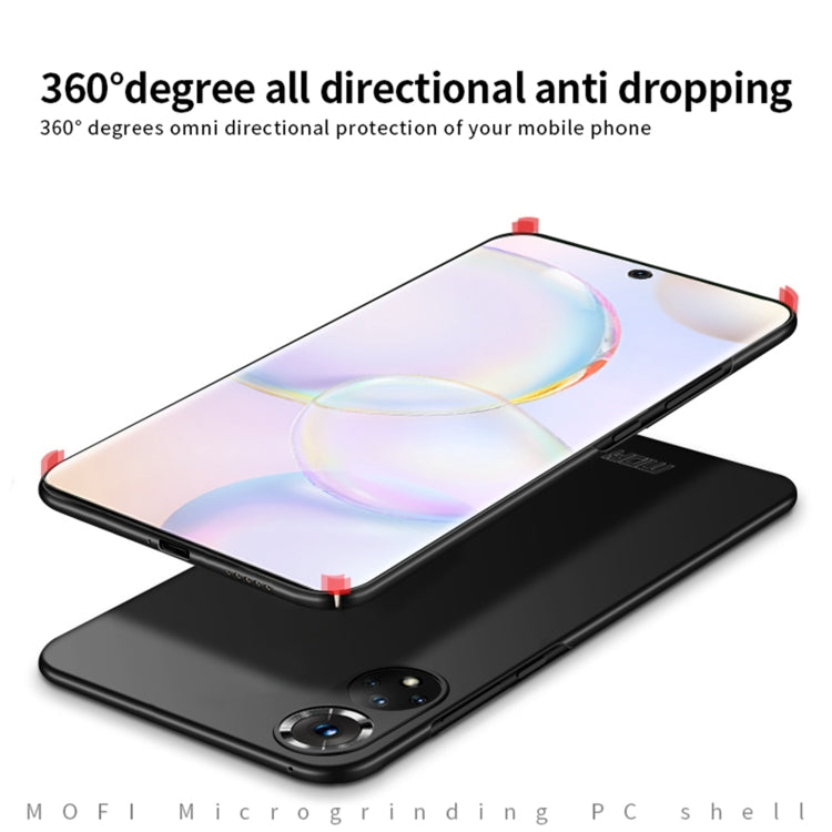 For Honor 50 Pro MOFI Frosted PC Ultra-thin Hard Case(Gold) - Honor Cases by MOFI | Online Shopping South Africa | PMC TechLife | Buy Now Pay Later Mobicred