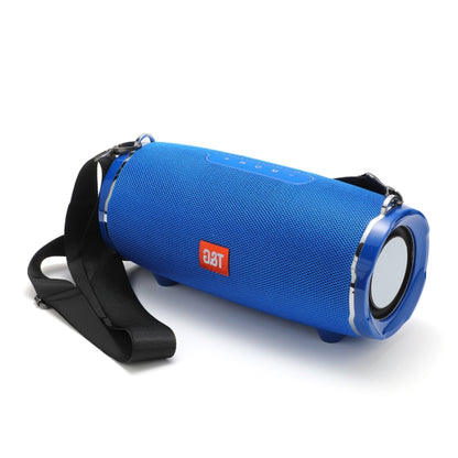 T&G TG187 Portable Waterproof Wireless Bass Surround Bluetooth Speaker with Shoulder Strap, Support FM / TF  Card(Blue) - Desktop Speaker by T&G | Online Shopping South Africa | PMC Jewellery | Buy Now Pay Later Mobicred