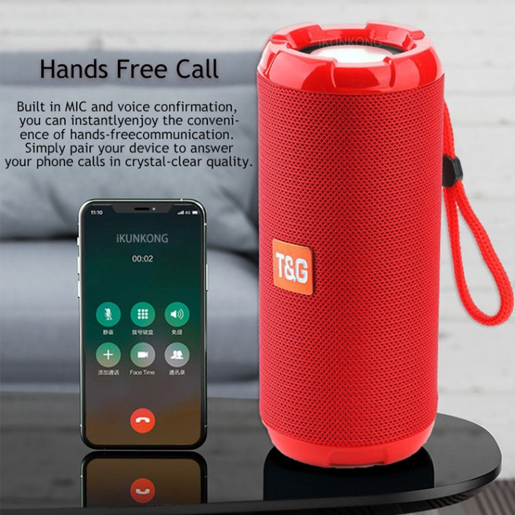 T&G TG621 Portable Waterproof 3D Stereo Wireless Speaker, Support FM Radio / TWS / TF Card(Blue) - Waterproof Speaker by T&G | Online Shopping South Africa | PMC Jewellery | Buy Now Pay Later Mobicred