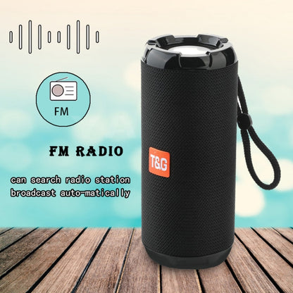 T&G TG621 Portable Waterproof 3D Stereo Wireless Speaker, Support FM Radio / TWS / TF Card(Blue) - Waterproof Speaker by T&G | Online Shopping South Africa | PMC Jewellery | Buy Now Pay Later Mobicred