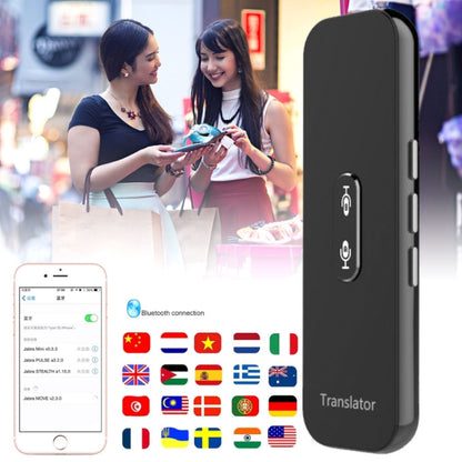 G6X Smart Real Time Voice Translator 40 Languages for Android IOS and Smartphone(Black) -  by PMC Jewellery | Online Shopping South Africa | PMC Jewellery | Buy Now Pay Later Mobicred