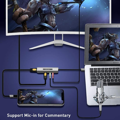 Z39A HDMI / F + Microphone HDMI / F + Audio + USB 4K Capture Card, Support Windows Android Linux and MacOS Etc - Video Capture Solutions by PMC Jewellery | Online Shopping South Africa | PMC Jewellery | Buy Now Pay Later Mobicred