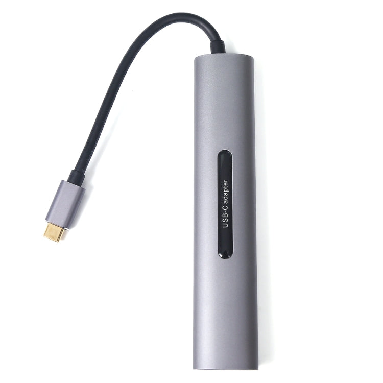 V161B 9-in-1 Type-C to HD / VGA / USB3.0 / SD / 3.5mm Audio / TF Card Reader HUB - USB HUB by PMC Jewellery | Online Shopping South Africa | PMC Jewellery | Buy Now Pay Later Mobicred