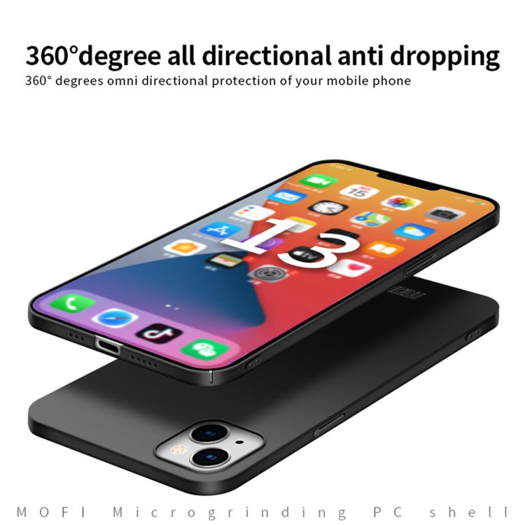 For iPhone 13 MOFI Frosted PC Ultra-thin Hard Case(Red) - iPhone 13 Cases by MOFI | Online Shopping South Africa | PMC TechLife | Buy Now Pay Later Mobicred