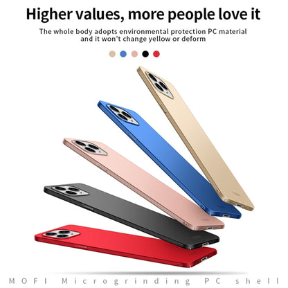 For iPhone 13 Pro MOFI Frosted PC Ultra-thin Hard Case(Rose Gold) - iPhone 13 Pro Cases by MOFI | Online Shopping South Africa | PMC Jewellery