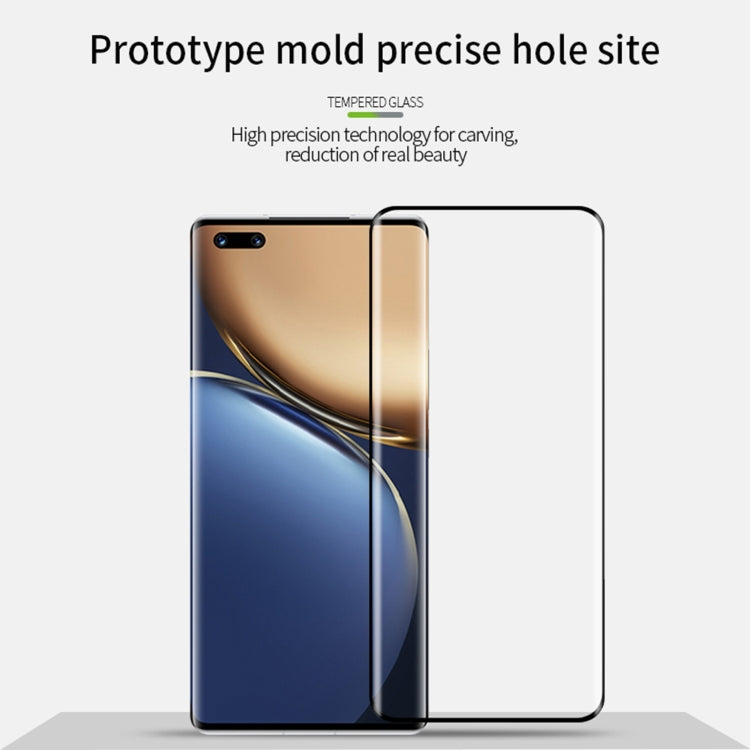 For Honor Magic 3 / Magic 3 Pro MOFI 9H 3D Explosion Proof Thermal Bending Full Screen Tempered Glass Film(Black) - Honor Tempered Glass by MOFI | Online Shopping South Africa | PMC Jewellery