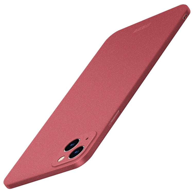 For iPhone 13 mini MOFI Fandun Series Frosted PC Ultra-thin All-inclusive Protective Case (Red) - iPhone 13 mini Cases by MOFI | Online Shopping South Africa | PMC Jewellery