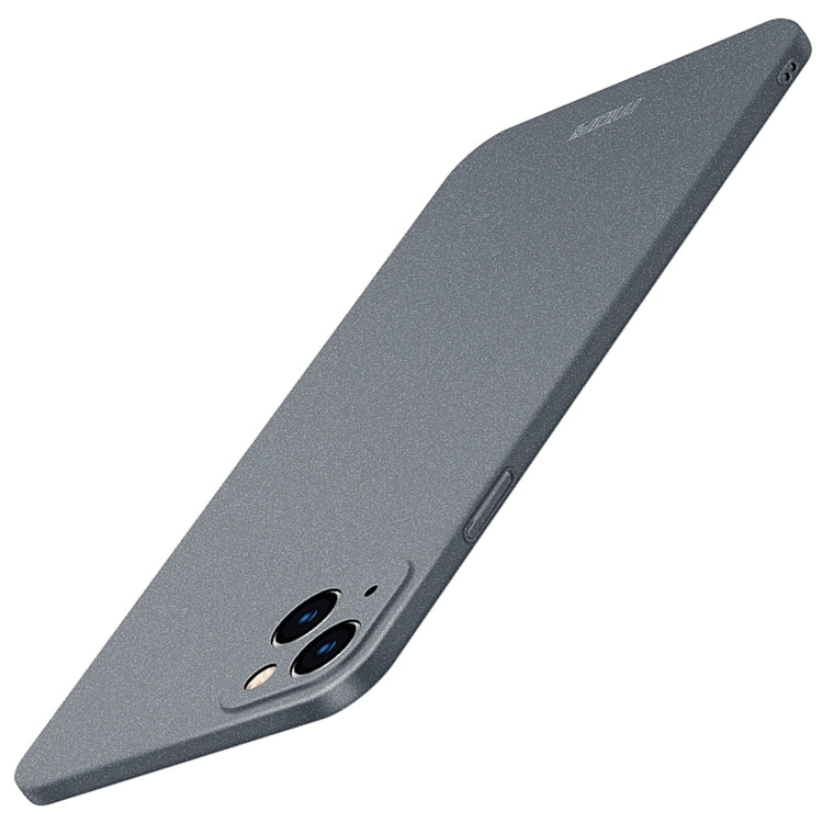 For iPhone 13 MOFI Fandun Series Frosted PC Ultra-thin All-inclusive Protective Case(Grey) - iPhone 13 Cases by MOFI | Online Shopping South Africa | PMC Jewellery