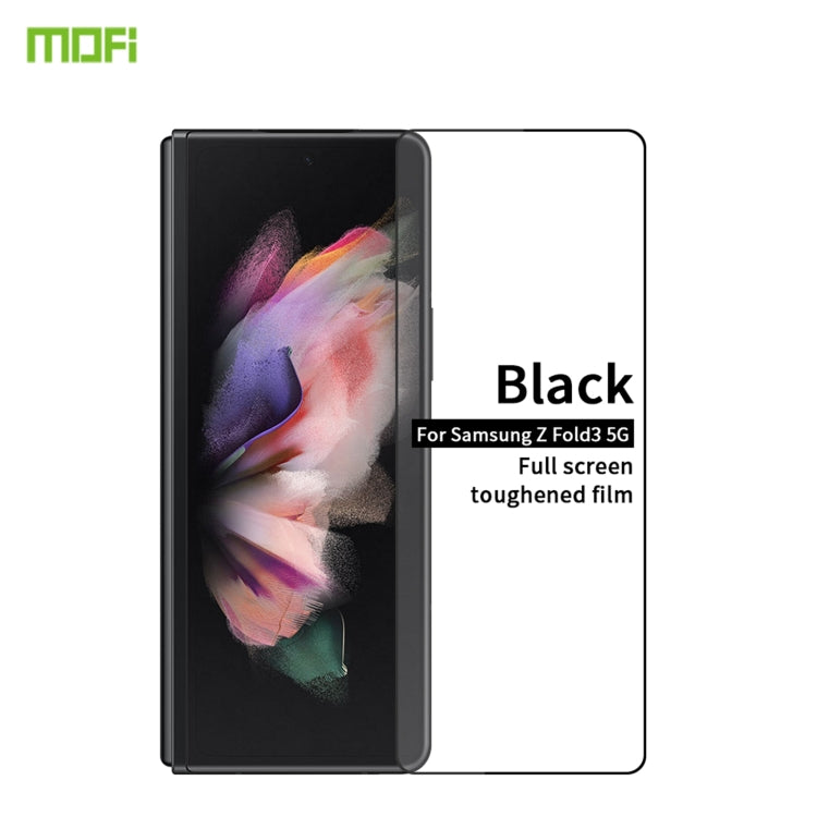 For Samsung Galaxy Z Fold3 5G MOFI 9H 2.5D Full Screen Tempered Glass Film(Black) - Galaxy Phone Cases by MOFI | Online Shopping South Africa | PMC Jewellery