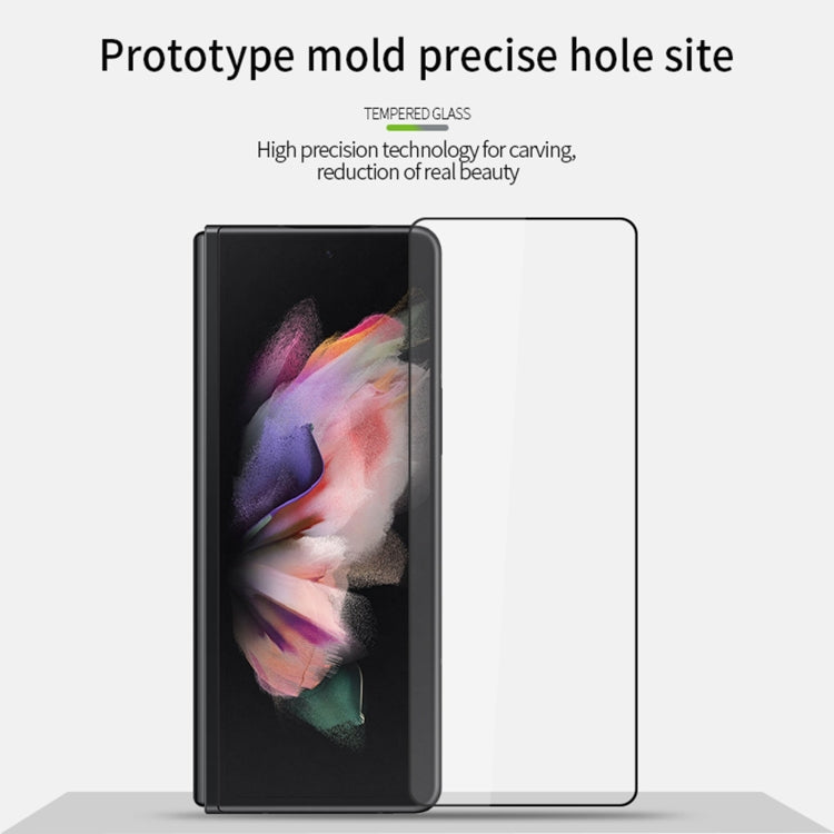 For Samsung Galaxy Z Fold3 5G MOFI 9H 2.5D Full Screen Tempered Glass Film(Black) - Galaxy Phone Cases by MOFI | Online Shopping South Africa | PMC Jewellery