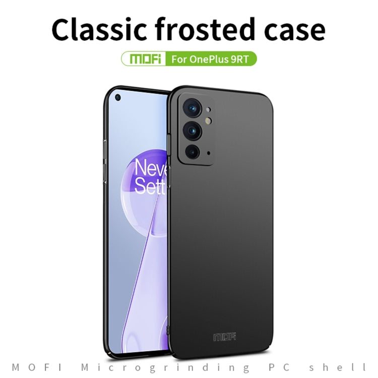 For OnePlus 9RT 5G MOFI Frosted PC Ultra-thin Hard Phone Case(Black) - OnePlus Cases by MOFI | Online Shopping South Africa | PMC TechLife | Buy Now Pay Later Mobicred