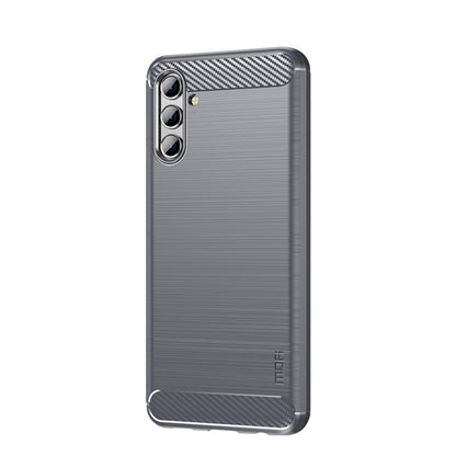 For Samsung Galaxy A13 5G MOFI Gentleness Series Brushed Texture Carbon Fiber Soft TPU Case(Gray) - Galaxy Phone Cases by MOFI | Online Shopping South Africa | PMC Jewellery