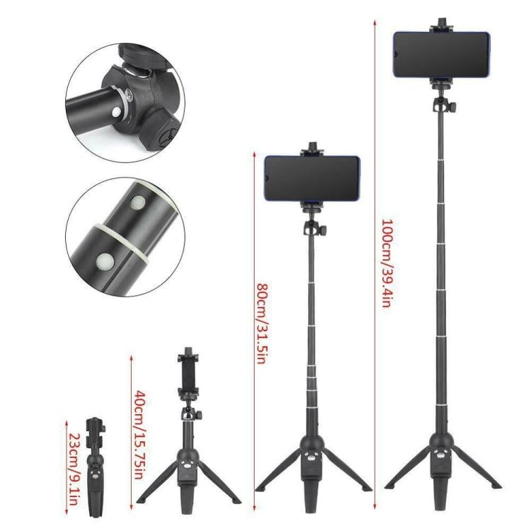 Yunteng YT-9928 3 in 1 Handheld Tripod, Monopod Selfie Stick, Bluetooth Remote Shutter for All Smartphones - Selfie Sticks by PMC Jewellery | Online Shopping South Africa | PMC Jewellery | Buy Now Pay Later Mobicred