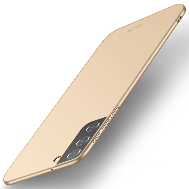 For Samsung Galaxy S22+ 5G MOFI Frosted PC Ultra-thin Hard Phone Case(Gold) - Galaxy S22+ 5G Cases by MOFI | Online Shopping South Africa | PMC Jewellery