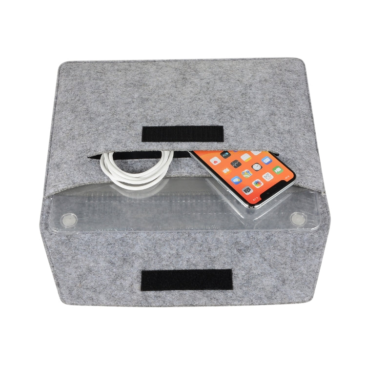 Felt Liner Bag Computer Bag Notebook Protective Cover For 15 inch(Grey) - free shipping - PMC TechLife - Order now!