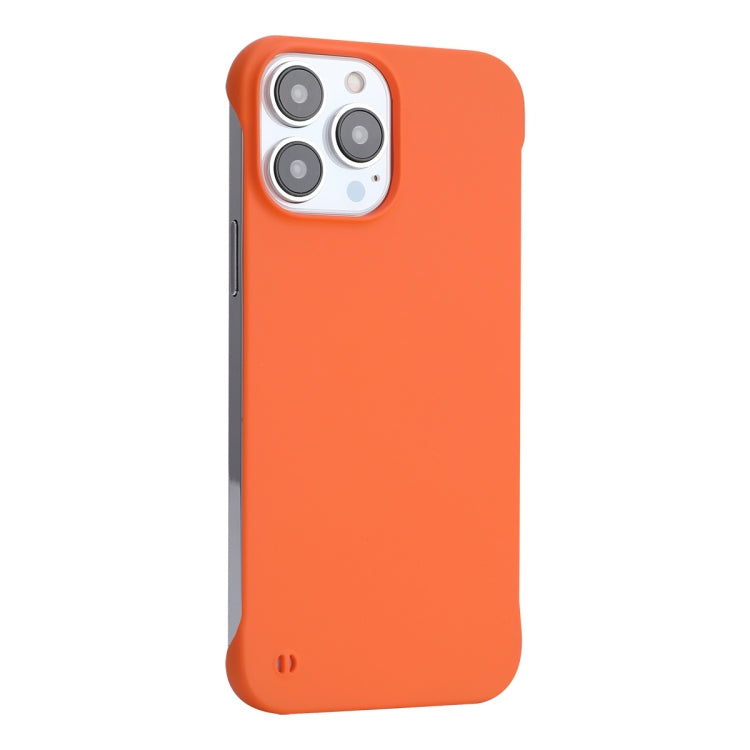 For iPhone 13 Pro Max ENKAY Matte Frameless Hard PC Case (Orange) - iPhone 13 Pro Max Cases by ENKAY | Online Shopping South Africa | PMC Jewellery | Buy Now Pay Later Mobicred